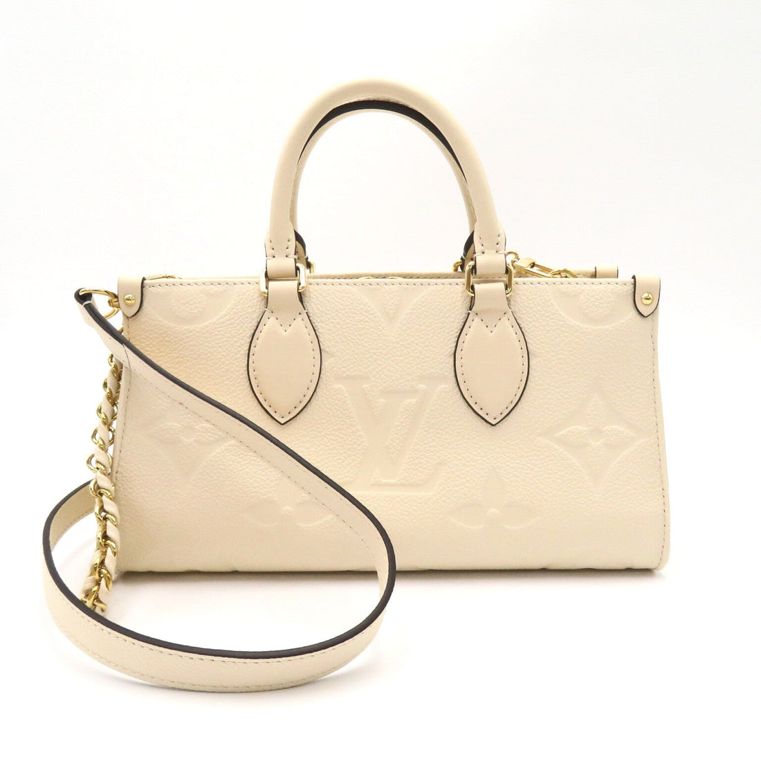 Louis Vuitton On The Go EW 2w Shoulder Bag 2way Shoulder Bag Leather Monogram Implant  Ivory M23698