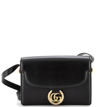GG Ring Shoulder Bag Leather Small