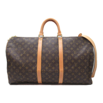 Louis Vuitton Keepall Bandouliere 55 Boston Bag Boston Bag PVC Coated Canvas Monogram   Brown M41414