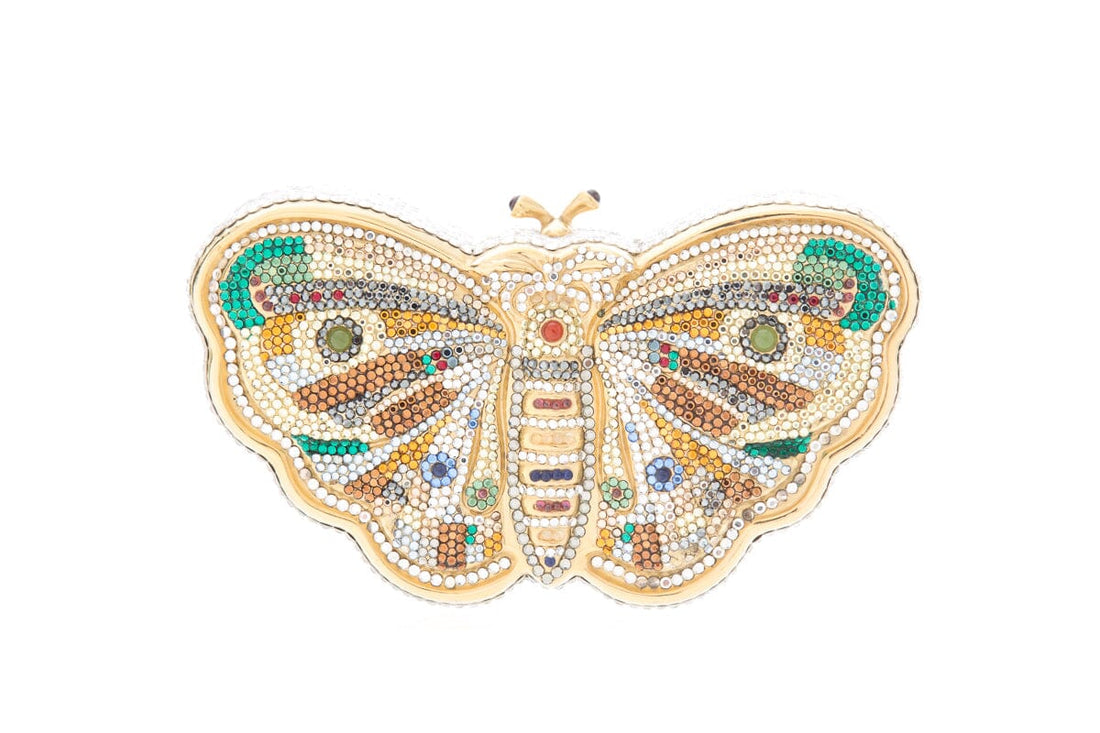 Judith Lieber Vintage Crystal Butterfly Clutch