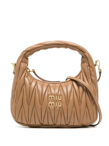 Miu Miu Women Wander Matelassé Hobo Bag
