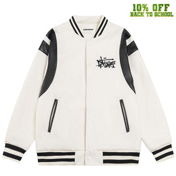 Makersluxe® High School Letterman Varsity Jacket
