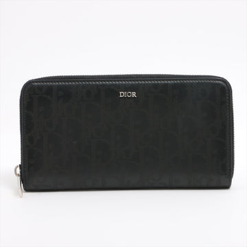 Dior  the Galaxy Leather Round  Wallet Black