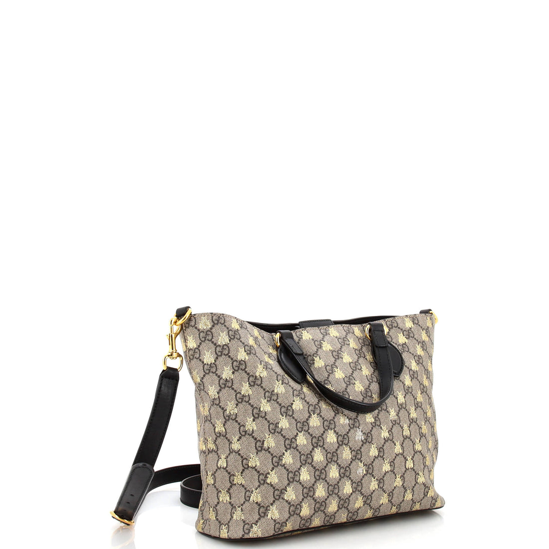 Convertible Soft Tote Printed GG Coated Canvas Small