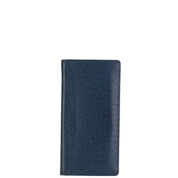 Louis Vuitton Taiga Portefolio Braza Long Wallet M30502 Navy Leather Mens Louis Vuitton