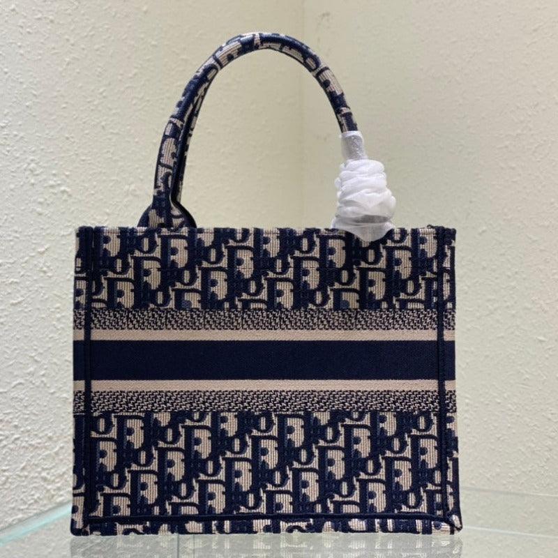 Makersluxe - Canvas Book Tote Blue