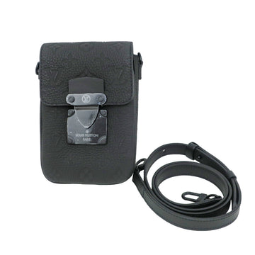 Louis Vuitton S Lock Vertical Wearable Wallet Black M81524  Mens