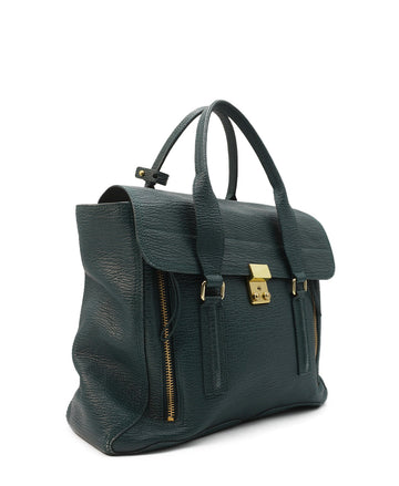 Large Pashli Satchel Green