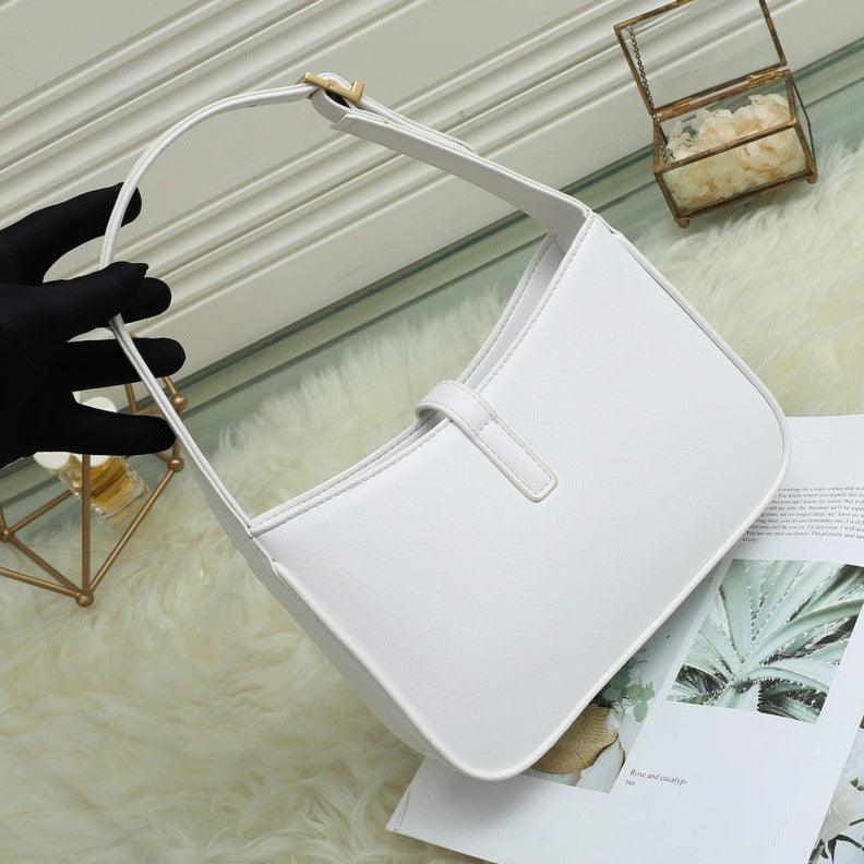 Makersluxe - Hobo Logo-plaque Shoulder Bag White