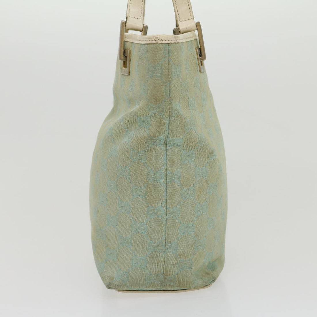 GUCCI GG Canvas Tote Bag Light Blue 30342