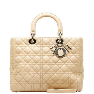 Dior Dior Handbags Leather Beige Ladies Paris Market