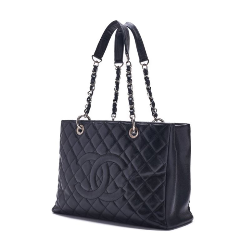 Chanel Matrasse GST Chantrot Caviar S Black (Silver G ) Tote Bag  Tote Bag Vertical Tooth Bag Ladies Tooth Bag Hybrid ? Delivery? Dandy Shambhala Online