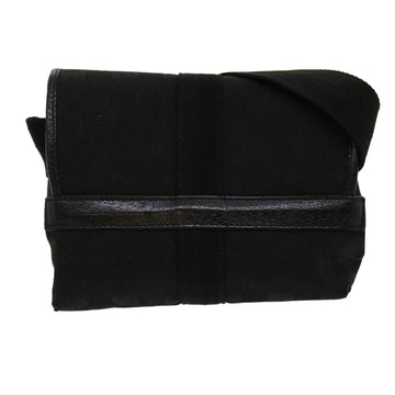 GUCCI GG Canvas Body Bag Black 30999