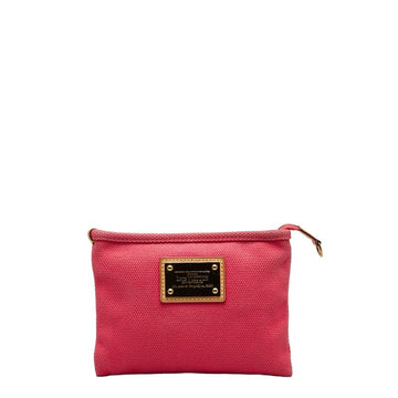Louis Vuitton Antigua ette Plate PM Porchette M40068 Rose Pink Canvas Leather  Louis Vuitton