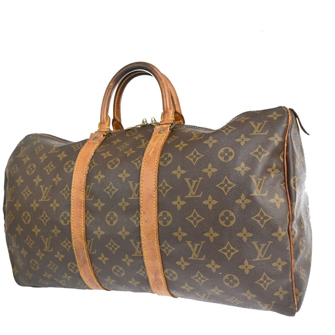 Louis Vuitton Keepall 45  Canvas Tote Bag ()