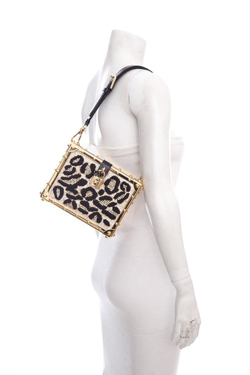Dolce & Gabbana Black & Gold Dolce Box Handbag