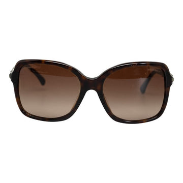 CHANEL Sunscreen Glasses Plastic Brown Ladies Market