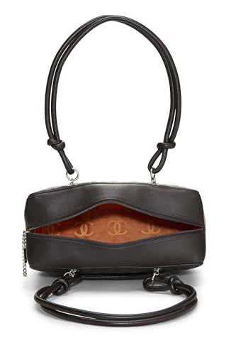 Chanel,  Brown Calfskin Cambon Ligne Bowler, Brown