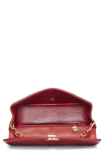 Chanel,  Red Quilted Lambskin Diana Flap Small, Red