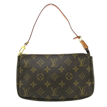 Louis Vuitton Pochette Accessoire  Canvas Clutch Bag ()