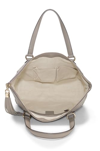 Gucci,  Grey Leather Soho Zip Tote, Grey