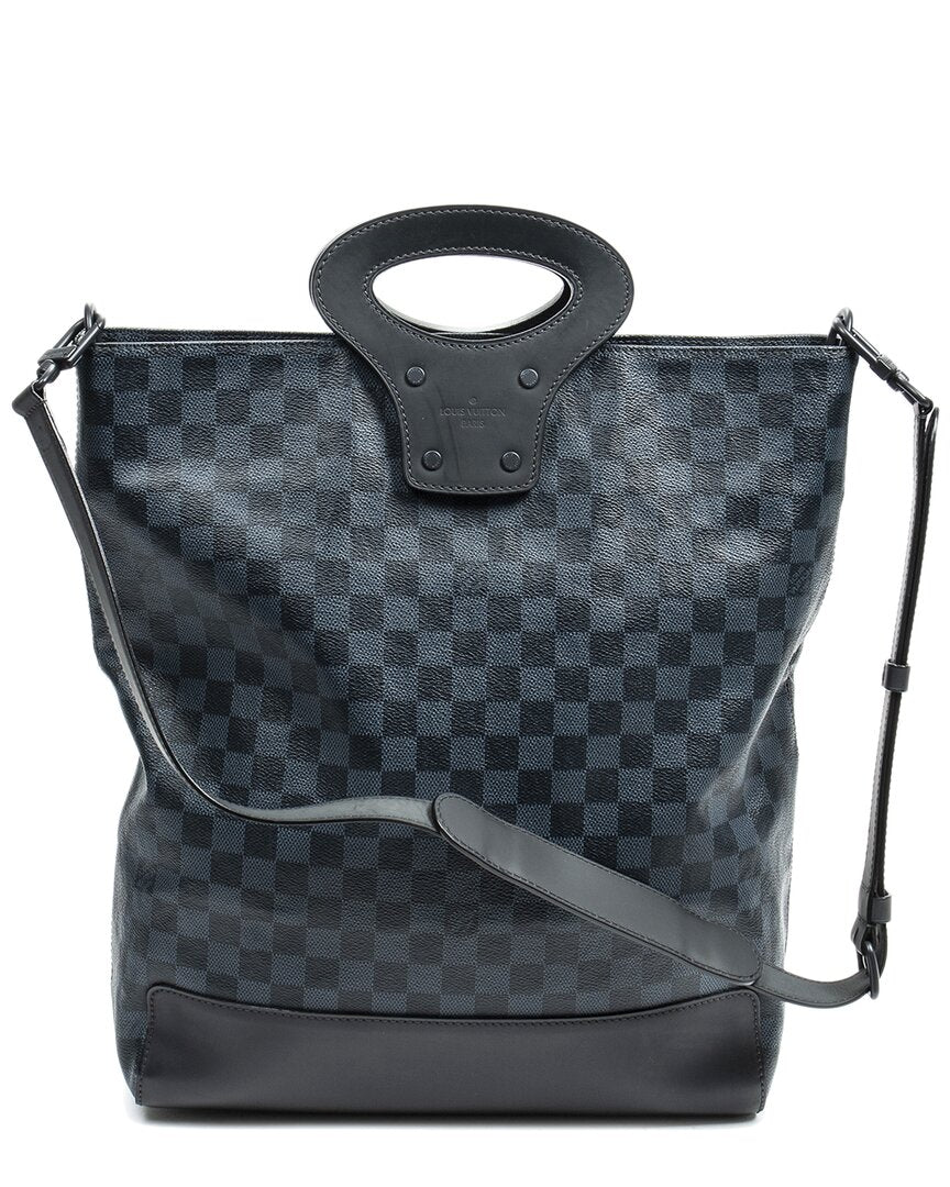 Louis Vuitton Damier Cobalt Canvas Automne-Hiver Defile Homme North South Tote