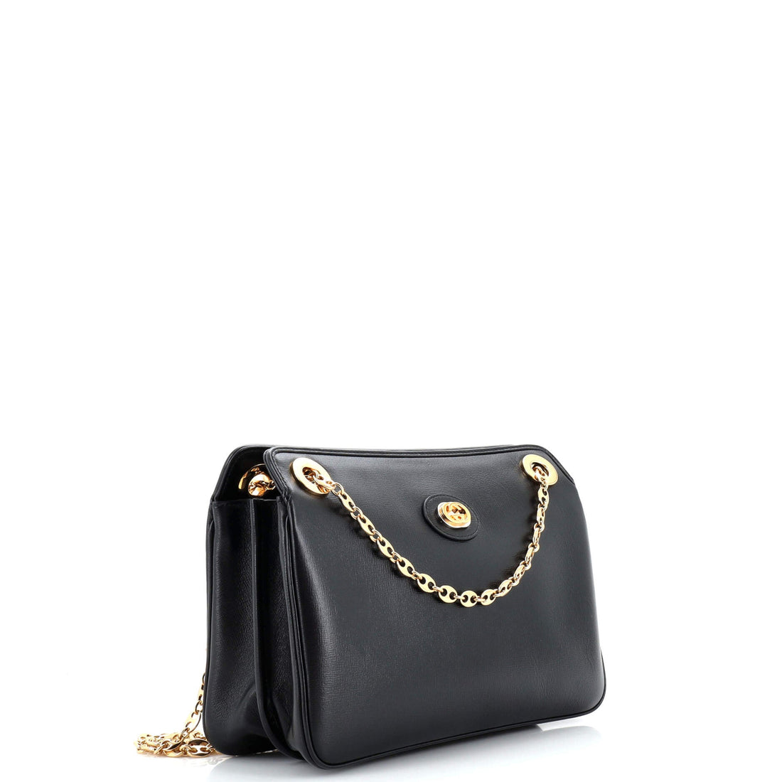 Marina Chain Shoulder Bag Leather