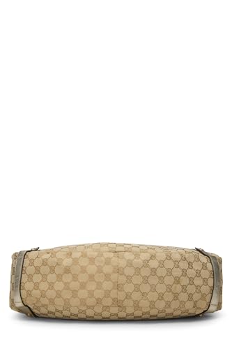 Gucci,  Gold Original GG Canvas Abbey Tote, Gold