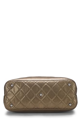 Chanel,  Gold Caviar Timeless 'CC' Soft Shopper Large, Gold
