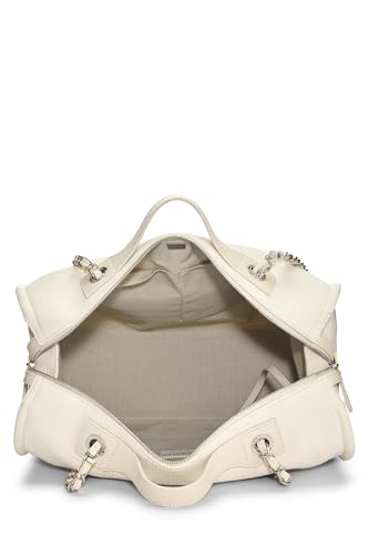 Chanel,  Beige Canvas Deauville Boston, Beige