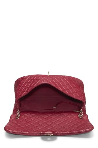 Chanel,  Red Quilted Calfskin New Classic XXL, Red