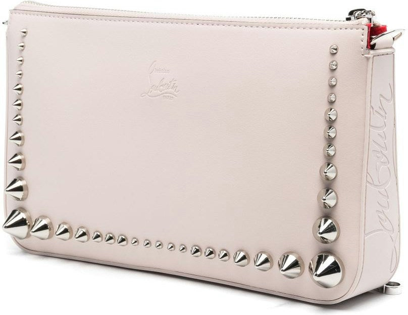 LOUBILA SPIKE-DETAIL CLUTCH BAG