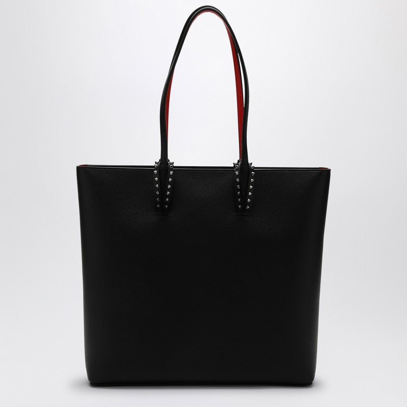 Christian Louboutin Black Leather Cabata Tote Bag Women