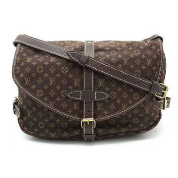 LOUIS VUITTON Louis Vuitton Monograms Miniature Summour 30 Shoulder Bag Sliding Canvas Leather Even Tea Brown M95227