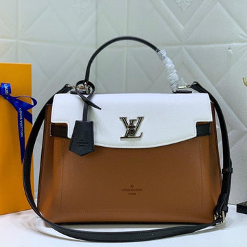 Makersluxe - Lockme Ever BB  Bag Brown and White