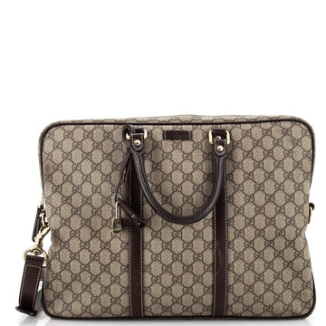 Convertible Briefcase GG Coated Canvas Large
