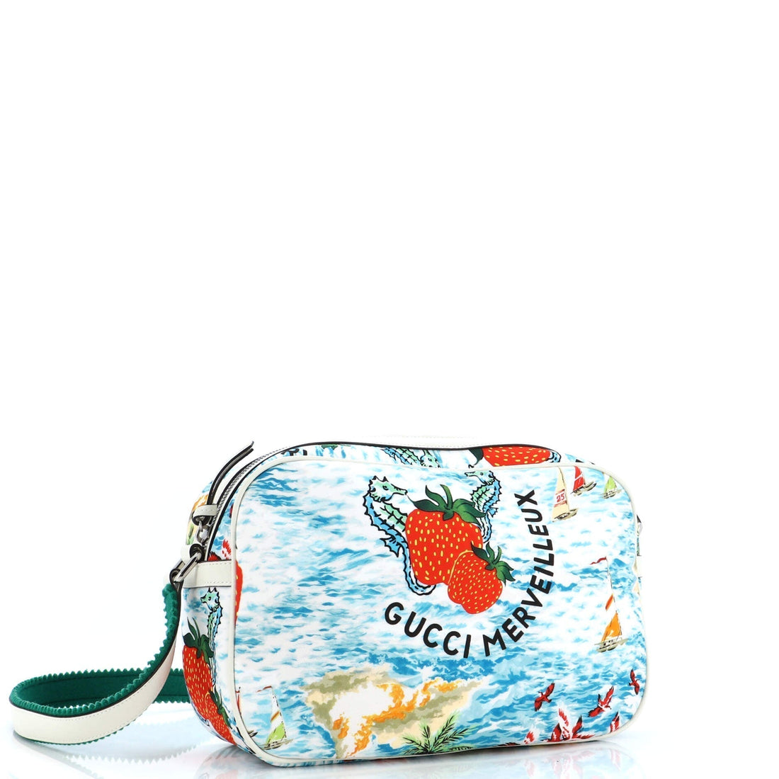 Camera Shoulder Bag Printed Nylon Medium