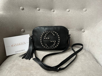 Gucci Black Studded Soho Disco (RRP £1050)