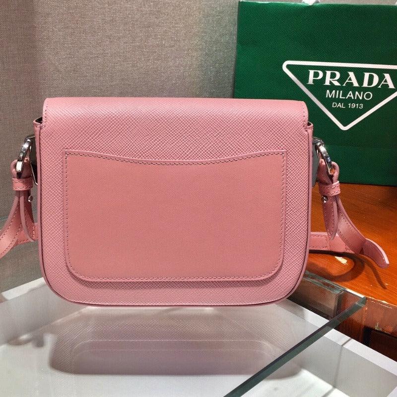 Makersluxe - Saffiano Identity Shoulder Bag Pink