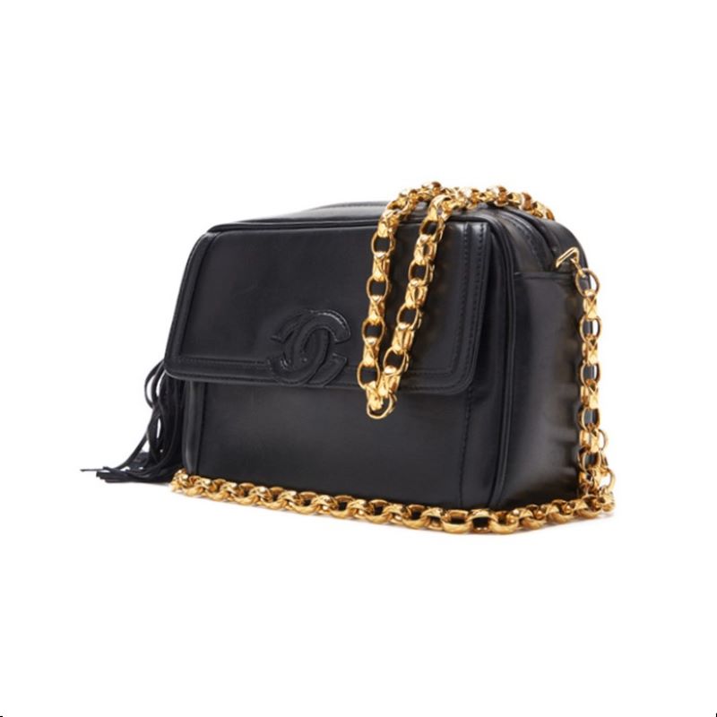 Chanel Matrasse Coco Fringe Visitor Chain Shoulder  Black  Shoulder Bag Mini Shoulder Bag  Shoulder Bag Hybrid ? Ship? Himalan Bookstore Online