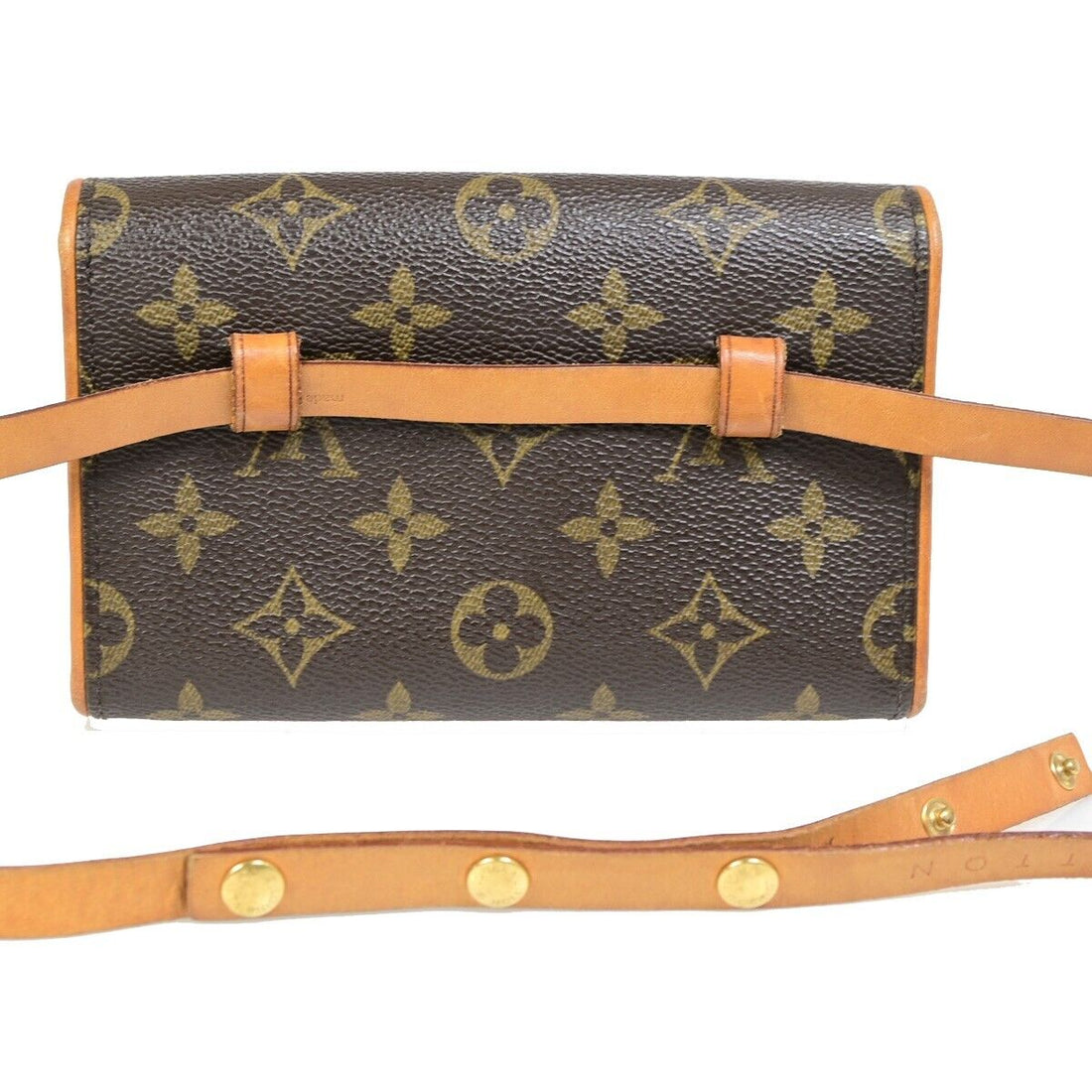 Louis Vuitton Pochette Florentine  Canvas Clutch Bag ()