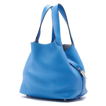 HERMES Picotin Lock MM Handbag  Clemence  Blue Paradise Blue Paradise Handbag  Handbag Lady Handbag Hybrid ? Ship? Himalan Bookstore Online
