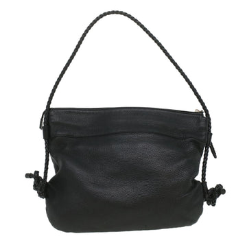 GUCCI Interlocking Shoulder Bag Leather Black 268244 33887