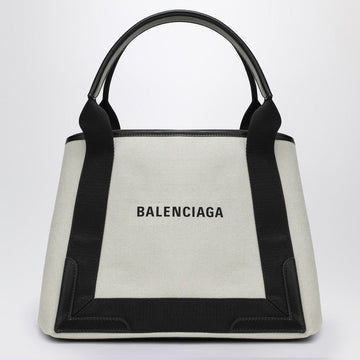 Balenciaga Cabas Bag Small Cream Cotton Canvas Women