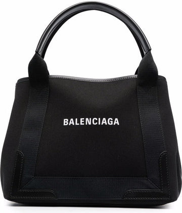 Navy Small Cabas Bag