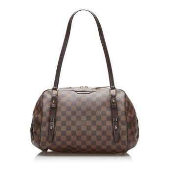 Louis Vuitton Louis Vuitton Damière N41158 Handbag PVC/Leather Brown