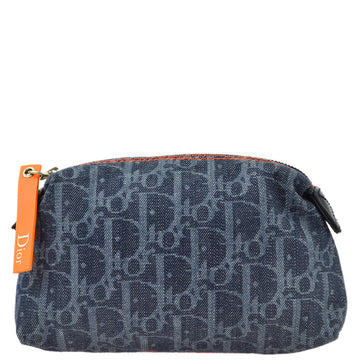 Christian Dior Flight Trotter Pouch Bag Navy