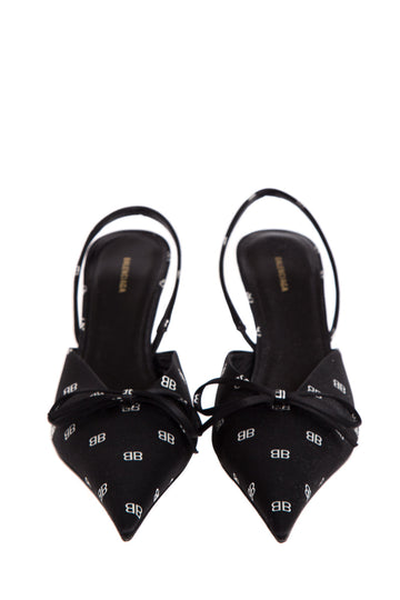 Balenciaga Black Slingback Heels SZ 36