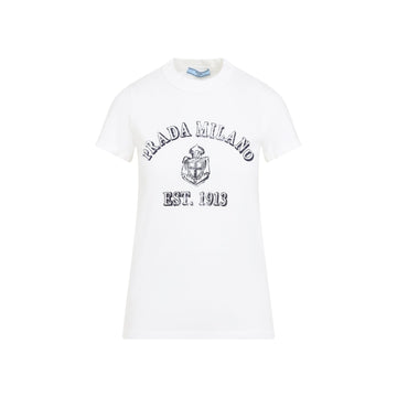 PRADA Essential Cotton T-Shirt for Women - SS25