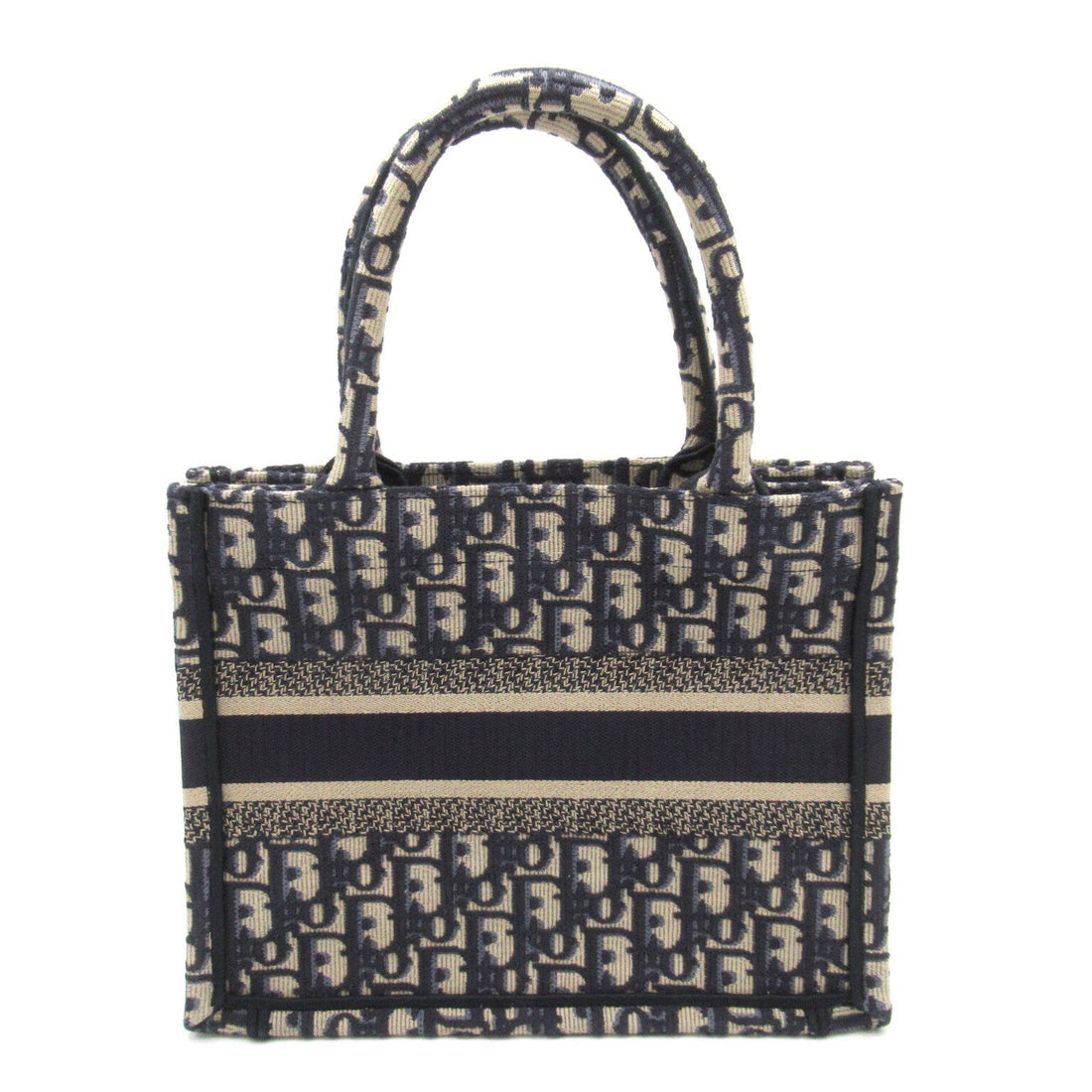 Dior Dior Book Tote Mall  Bag Linen  Navy Book Tote Bag Mall